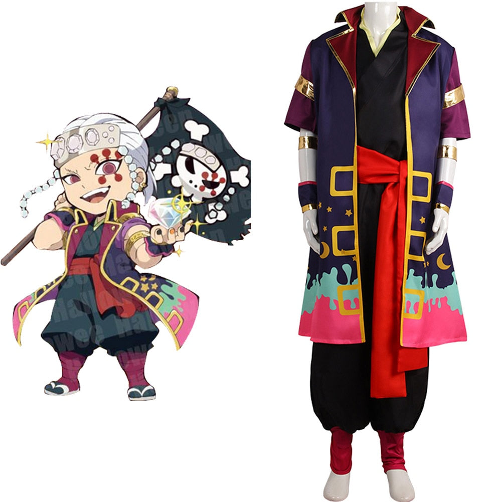 Demon Slayer: Tengen Uzui Cosplay Costume – Anime Cosplay Australia