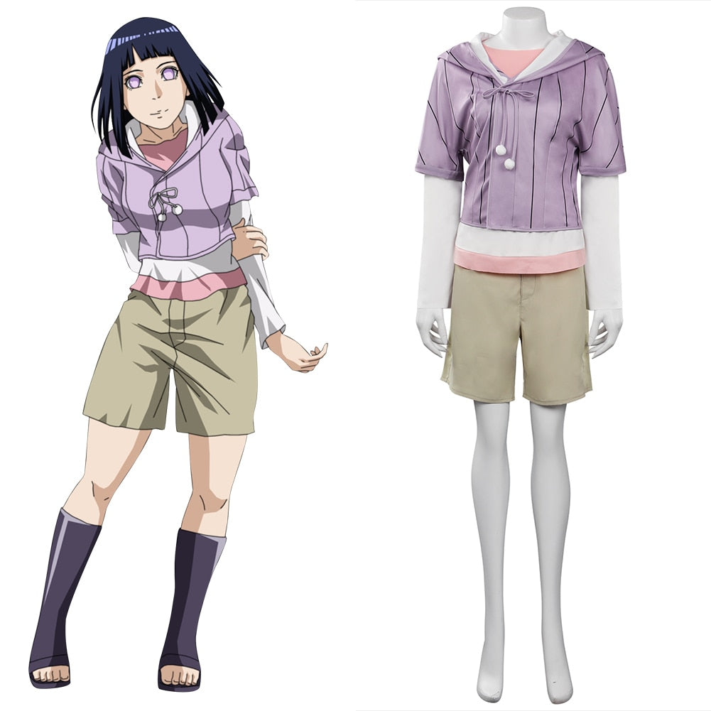 Image of a Hinata Cosplay Costume from the anime Boruto