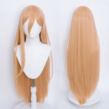 Image of a Power Cosplay blonde wig from the anime Chainsaw Man