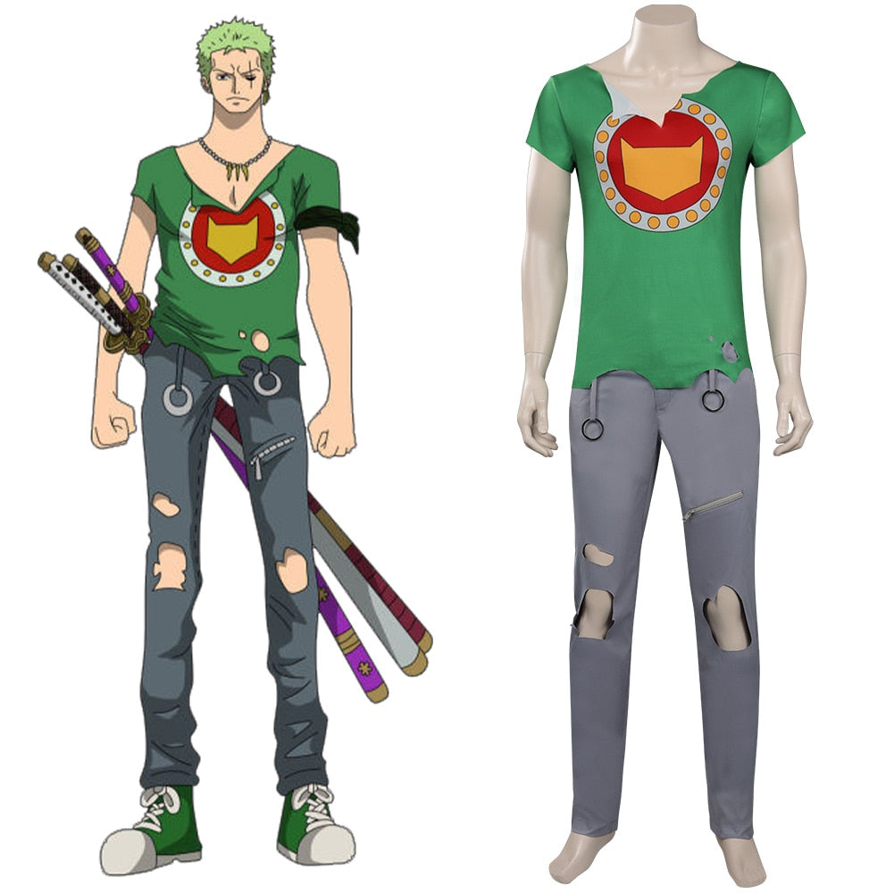 One Piece: Roronoa Zoro Film RED Cosplay Costume – Anime Cosplay Australia