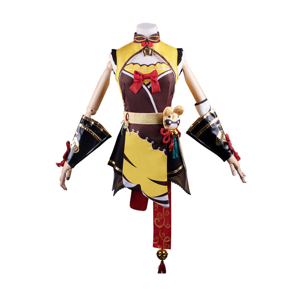 Genshin Impact: Liyue Xiangling Cosplay Costume – Anime Cosplay Australia