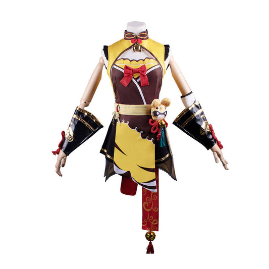 Genshin Impact: Liyue Xiangling Cosplay Costume