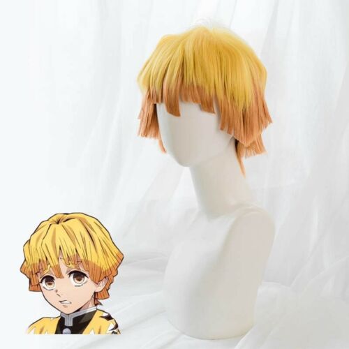 Demon Slayer: Zenitsu Agatsuma Cosplay Wig